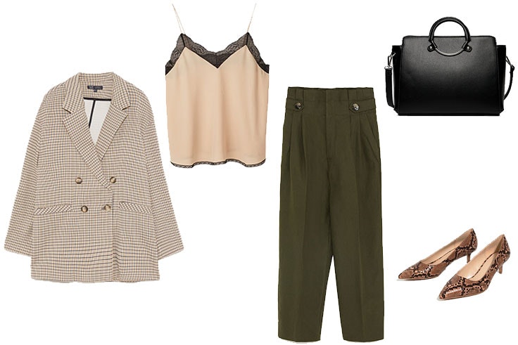 Look oficina con blazer