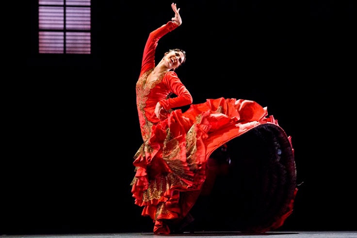Zaguán y Alento del Ballet Nacional en el Teatro Cervantes de Málaga