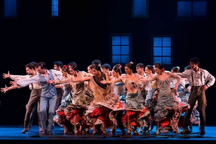 Espectáculo del Ballet Nacional en el Teatro Cervantes de Málaga