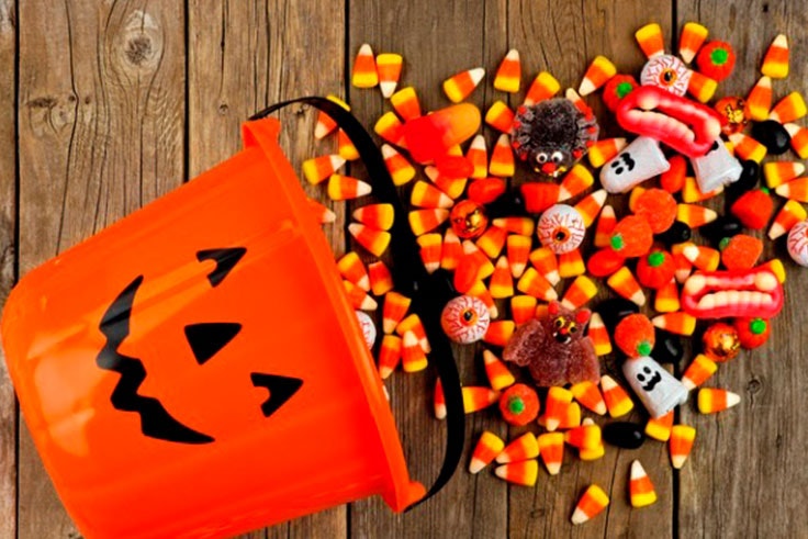 decoración de halloween con golosinas Ideas de decoración para Halloween