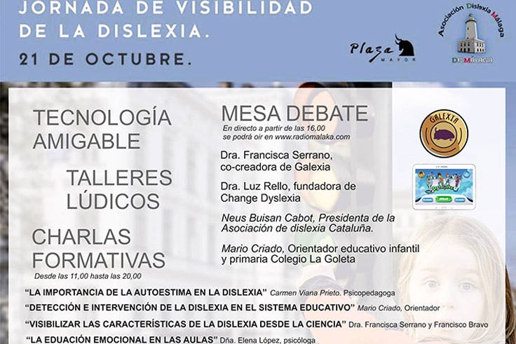 Jornadas de difusión y apoyo a la dislexia