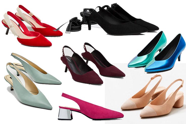 Kitten Heels de moda esta temporada