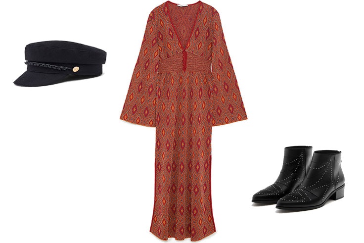 Look de primavera con vestidos largos