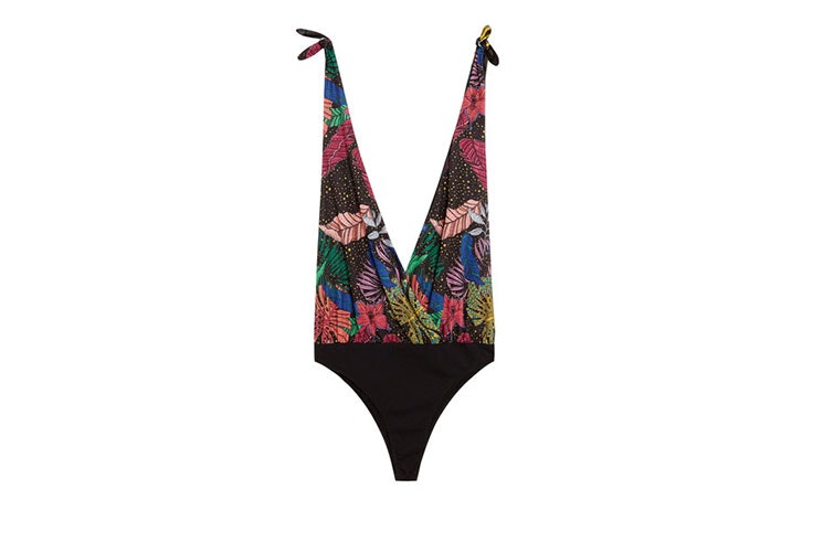 Favoriots de rebajas body de Pull and Bear estampado tropical