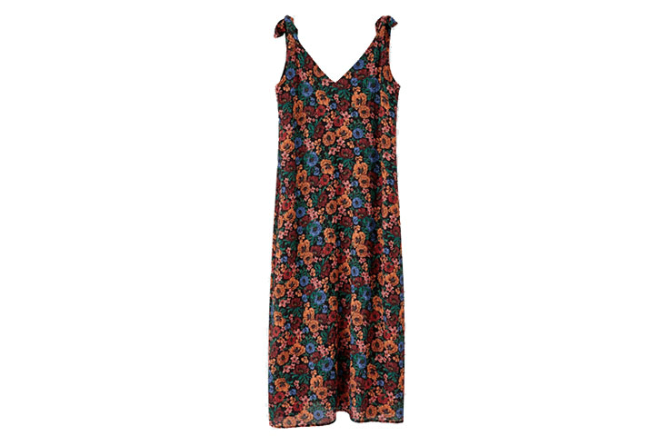 Vestidos largos de flores- vestido de Pull and Bear