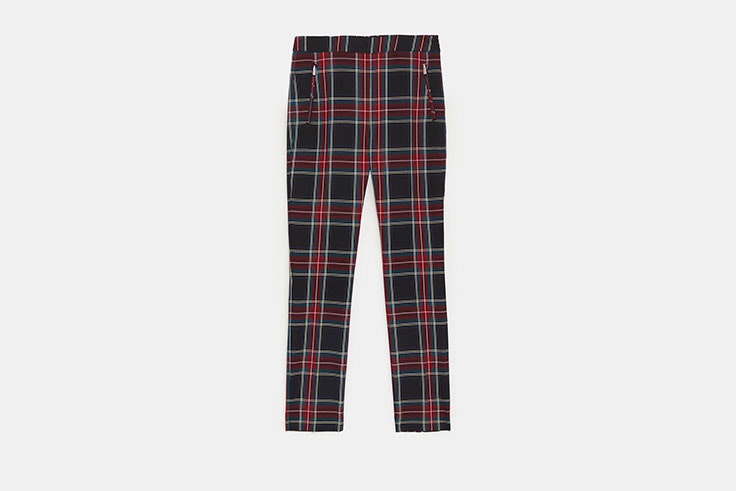 rebajas zara pantalones cuadros