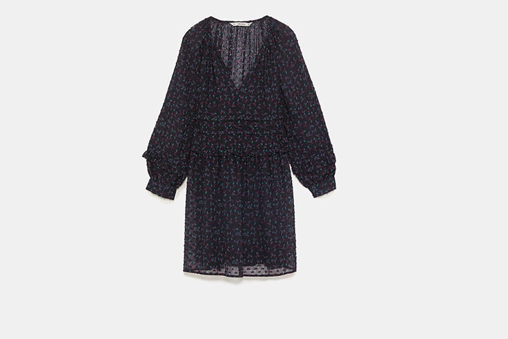 rebajas zara vestidos flores