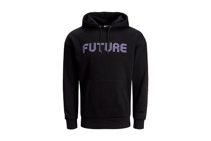 sudadera-negra-capucha-jack-and-jones