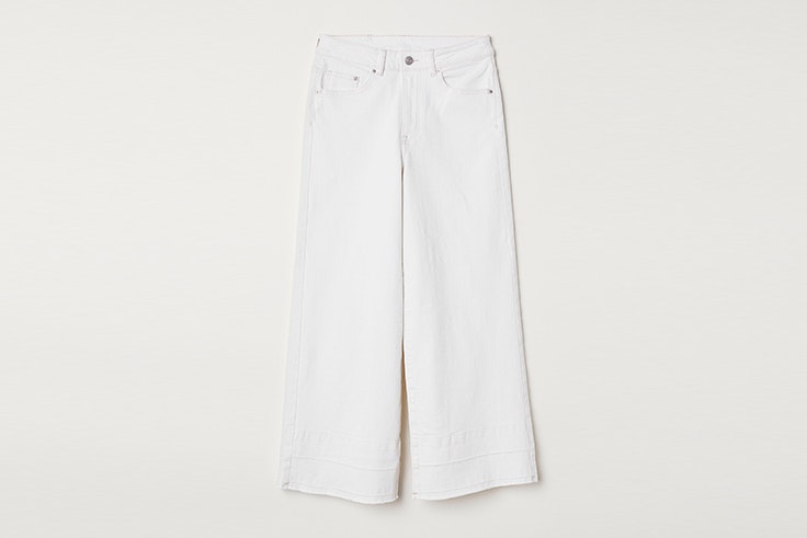 pantalones blancos de h&m