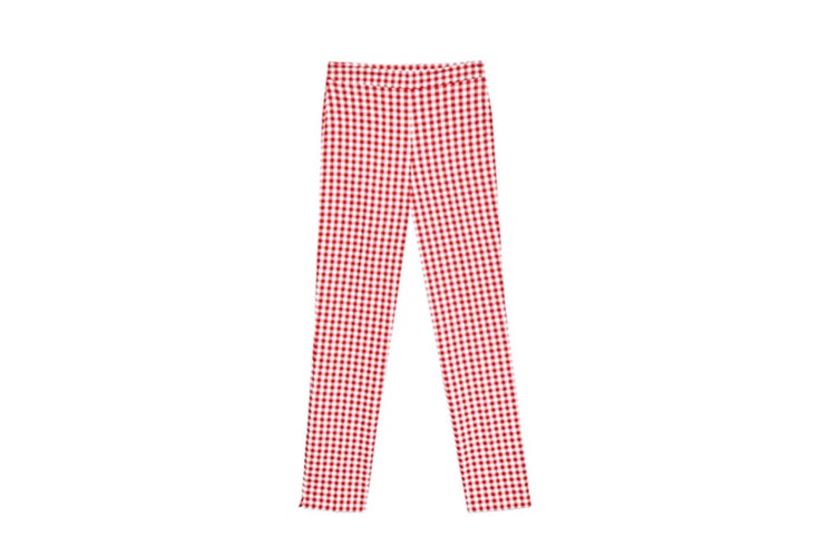 pantalon estampado vichy stradivarius