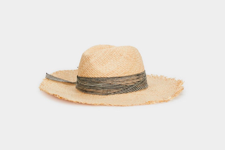 sombrero paja detalle lazo parfois