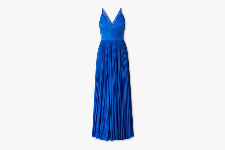 vestido azul klein c&a