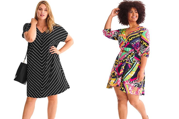 Vestidos-cortos-tallas-grandes-C-and-A