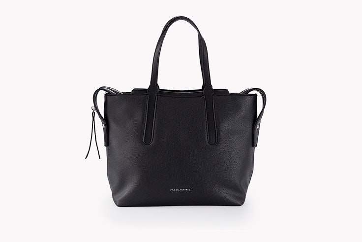 bolso shopper negro paco martinez