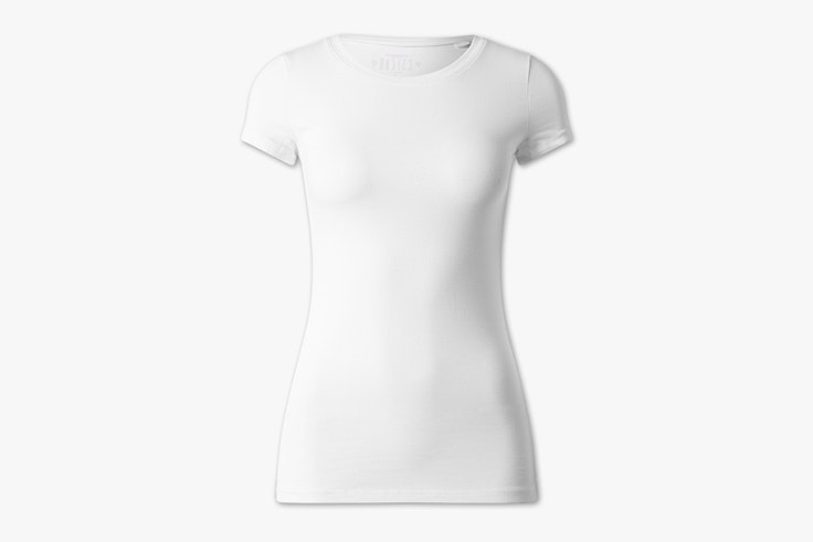 camiseta blanca manga corta c y a