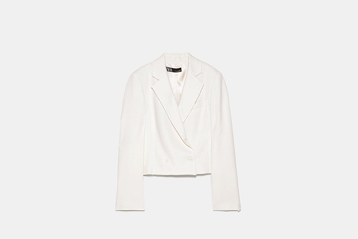 blazer cropped zara julie sariñana