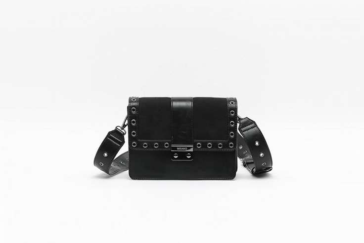 bolso bandolera negro misako