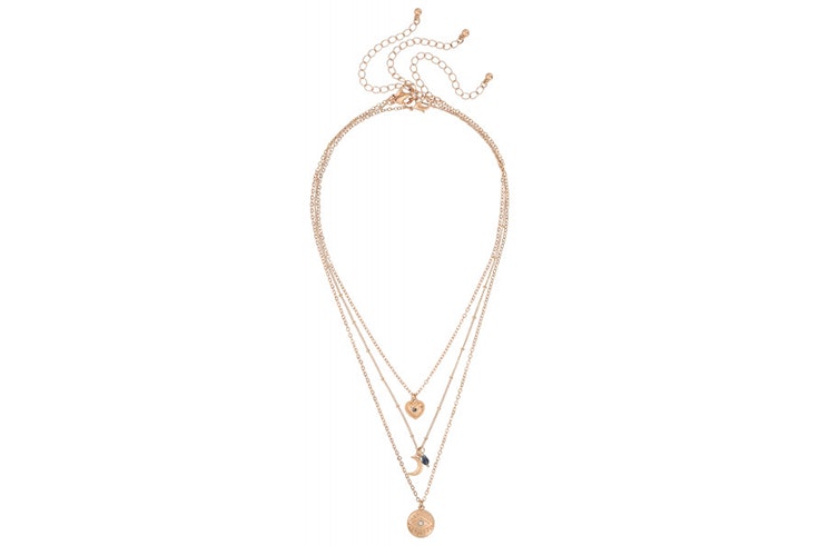 colgante dorado luna bijou brigitte