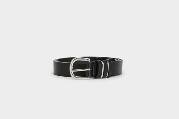 cinturon negro basico hebilla plateada de parfois Iria de myblueberrynights