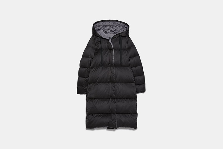 plumífero reversible de Zara Black Friday 2019