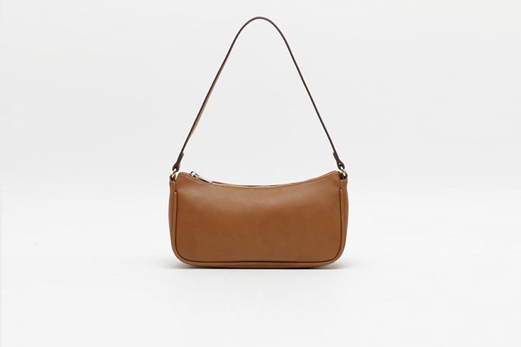 bolso baguette camel de misako Patricia Sañes