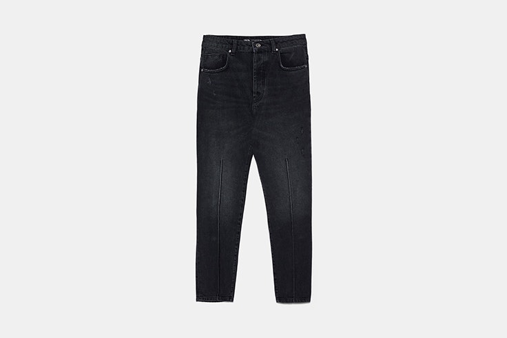jeans mom fit costuras zara Mary Lawless Lee