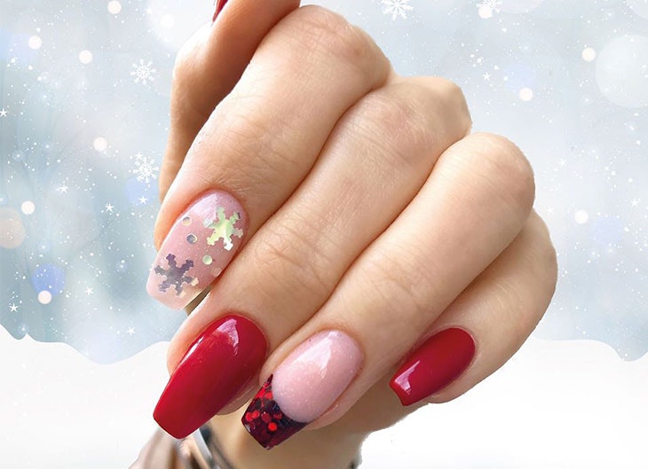 La última tendencia en manicura navideña 2019