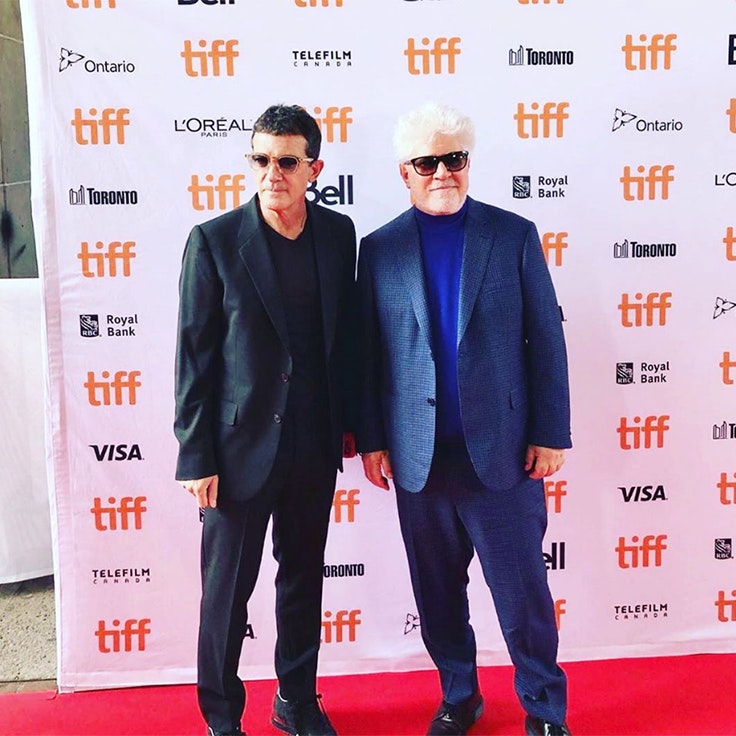 antonio banderas con Pedro Almodóvar