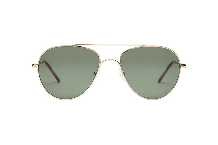 Gafas de sol tipo aviador en tono dorado de Miller & Marc