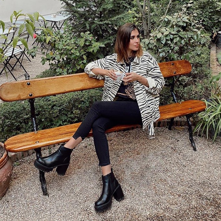 maria turiel estilo cazadora cebra