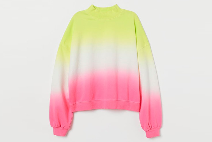 Sudadera de colores con cuello perkins de H&M