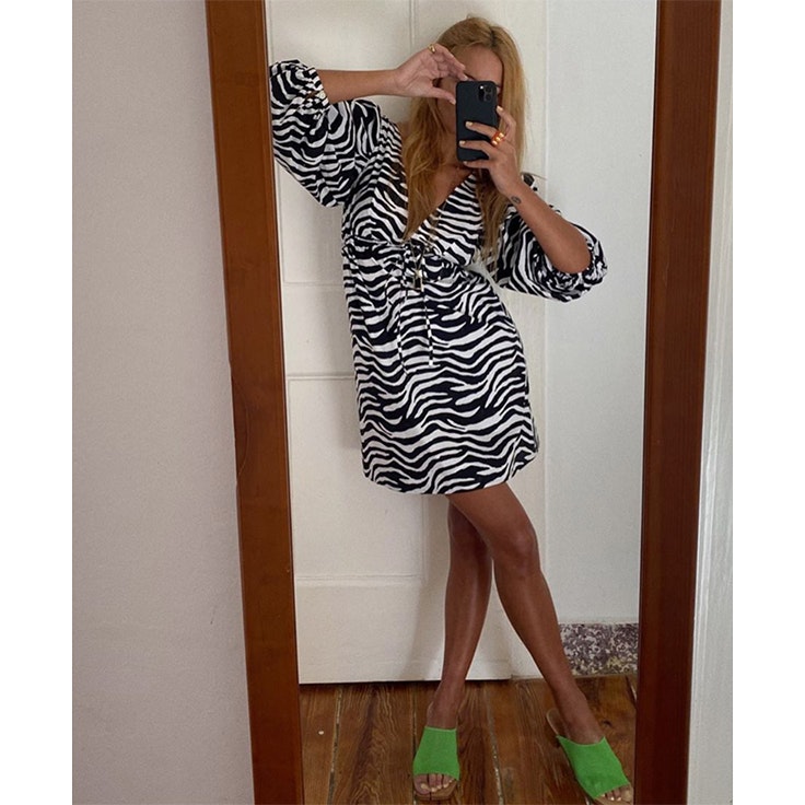 looks de primavera mafalda patricio estampado de cebra