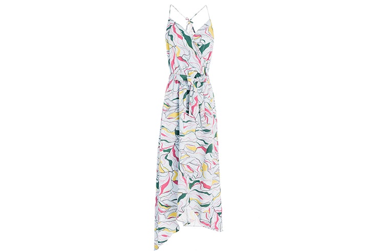 Vestido largo de flores de Salsa Jeans