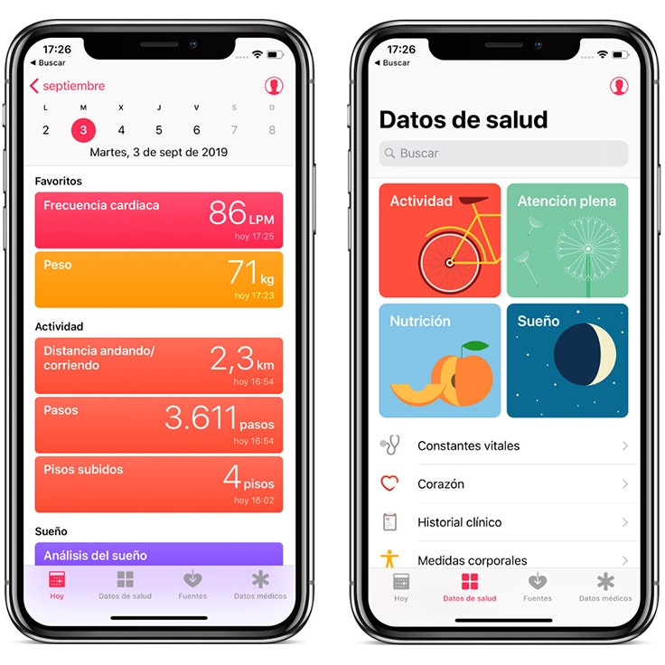 5 applicaciones para el movil app salud Salud y deporte