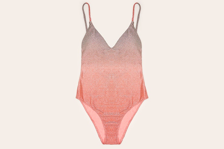 Bañador degradado en color rosa con brillo de Women' Secret