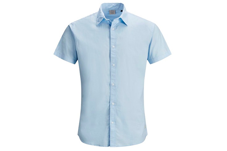 novedades jack & jones verano 2020 Camisa de manga corta en color azul claro