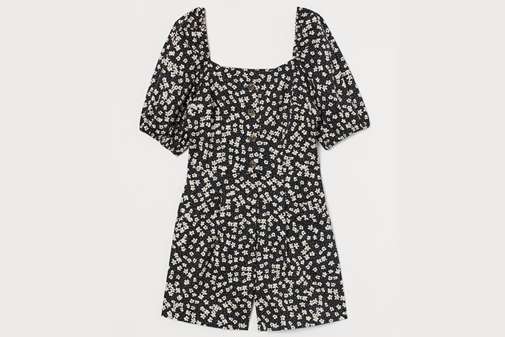 Mono de flores en color negrode H&M - 34,99 € 14,99 €