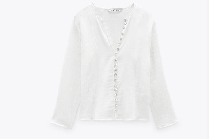 Camisa blanca de Zara
