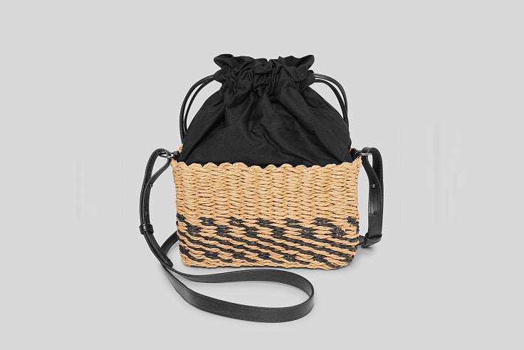 Bolso de rafia de C&A