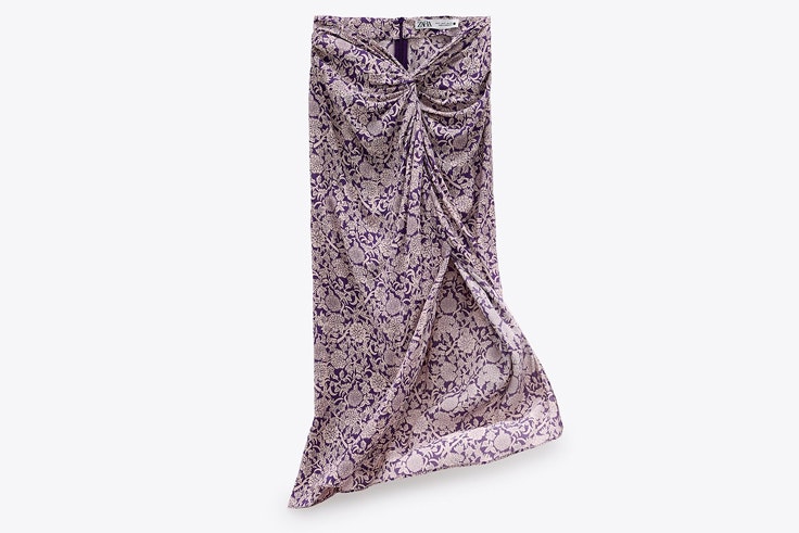 Falda estampada de las Novedades de Zara