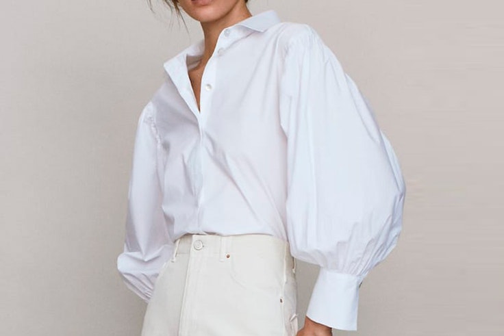 Camisa blanca de Massimo Dutti