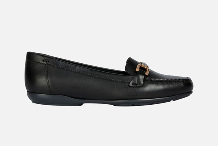 Mocasín clásico negro de Geox