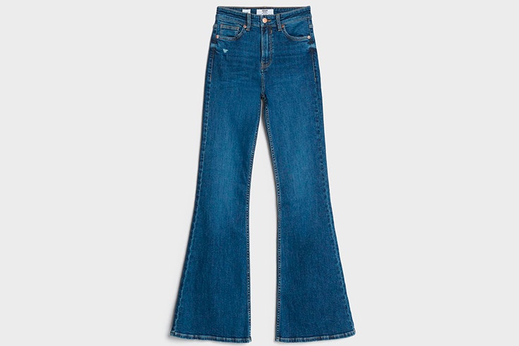 Pantalones vaqueros flare de Bershka