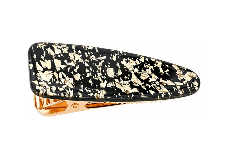 Pinza para el pelo en color negro y dorado de Bijou Brigitte accesorios de otoño