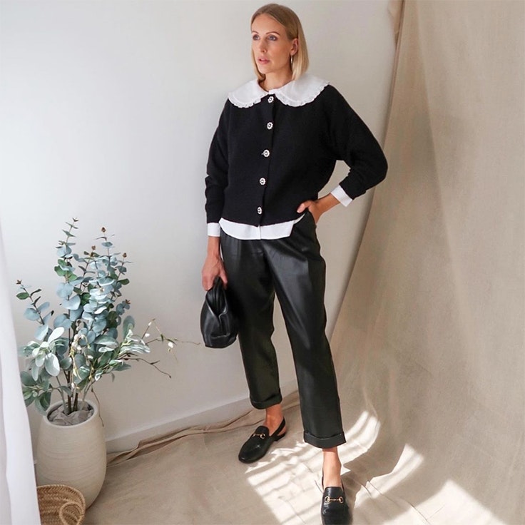 charlottebuttrick charlotte buttrick prendas de punto cardigan negro de hm
