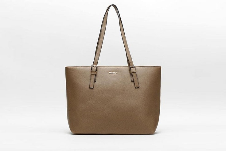 Bolso tipo shopper en color marrón de Misako