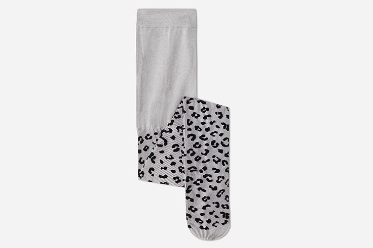 Medias con estampado animal para niña
