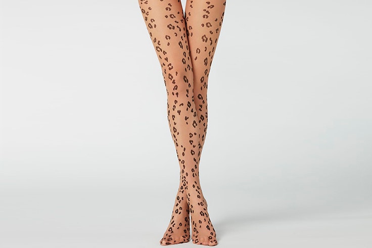 Medias con estampado animal novedades de calzedonia