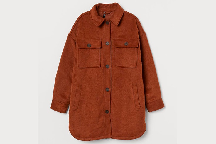 Sobrecamisa marrón de H&M