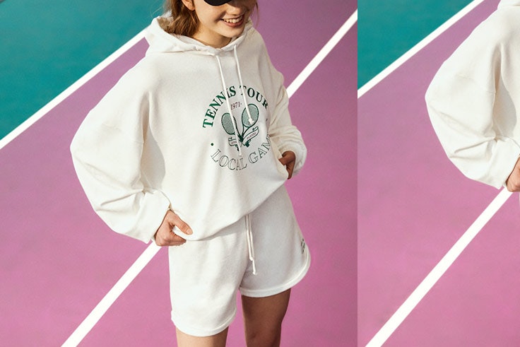 Sudadera blanca de Pull & Bear